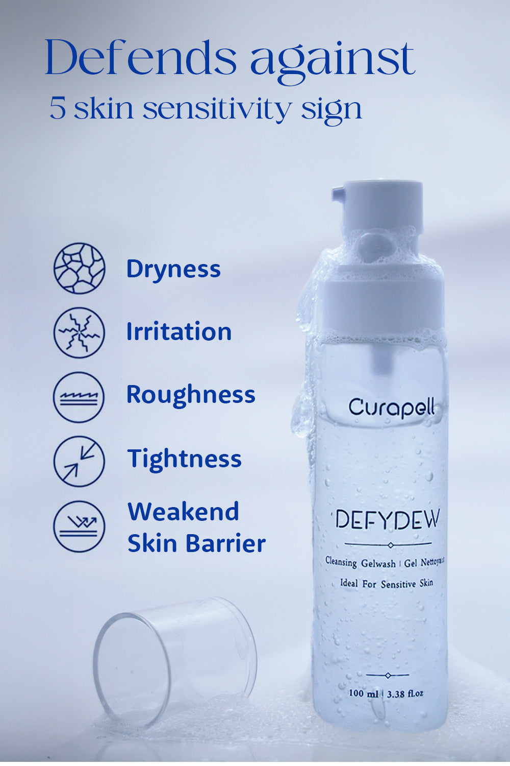 Curapell Radiant Defense Kit – Gentle Cleanse & Powerful Sun Protection for Sensitive Skin