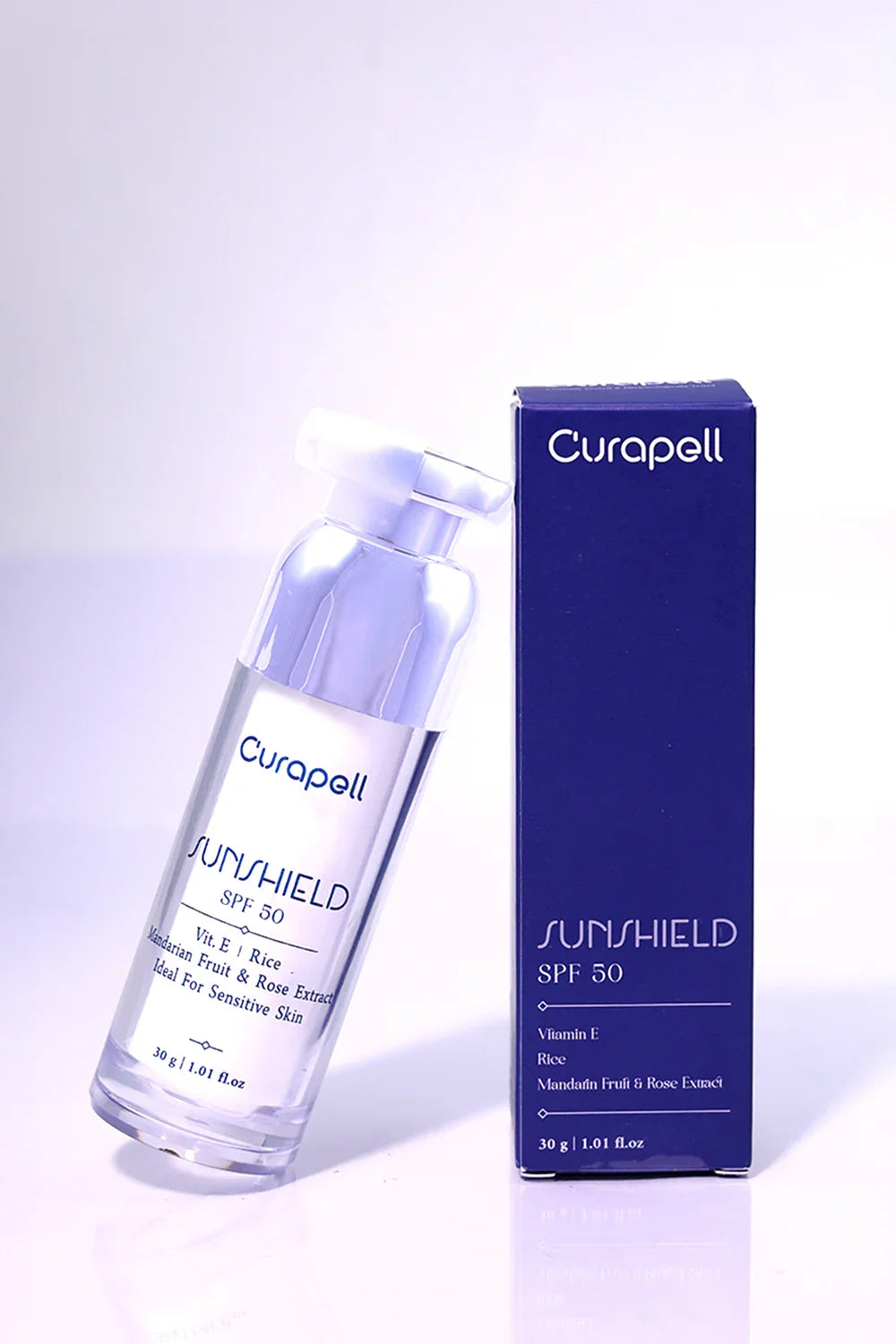 Curapell Sunshield daily sunscreen for all skin types