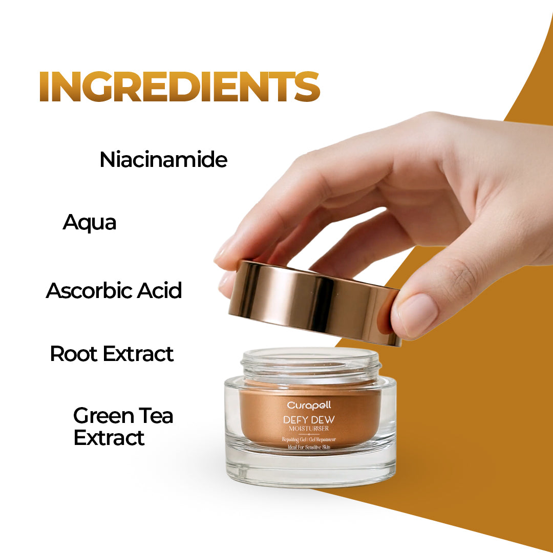 Defy Dew Gel Moisturiser for Skin Barrier Repair