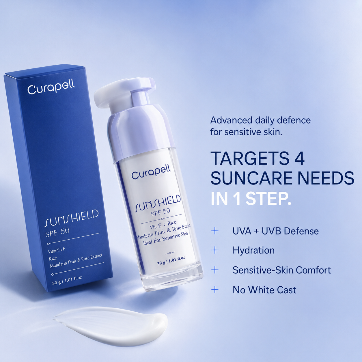 SPF 50 PA++++ Sunsheild